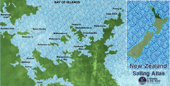 Bay of Islands Map